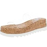 Steve Madden Women's DEFUSE, CLEAR, 8.5