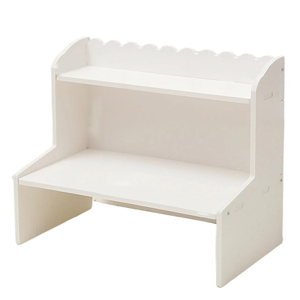 Hndhbfgrt Desktop Storage Rack Organizer Double-Layer Design for Cosmetics, Sundries-Dawndesslo