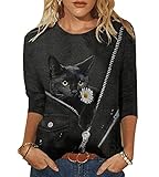 SUIBOZ Sudadera casual de talla grande para mujer, XL