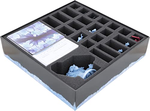 Feldherr Espuma Set + Tarjetero Compatible con HeroQuest (2021): El Horror Congelado - Caja del Juego de Mesa