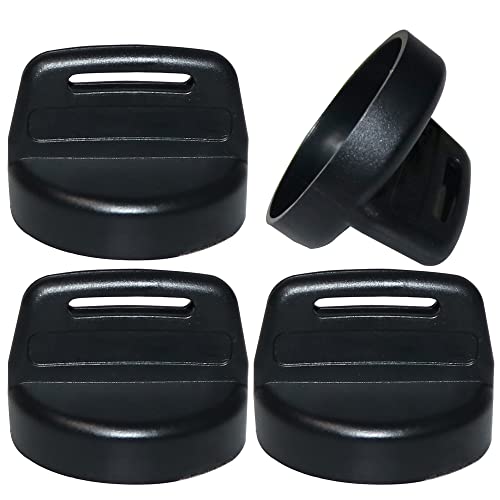 Image of 4X Ignition Key Switch Cover for Polaris Ranger, Brutus, RZR, General, ACE, Sportsman, Scrambler, Trail Boss, Trail Blazer, Magnum, Xpress, Sport, 5433534 UTV ATV Key Ignition Covers Caps