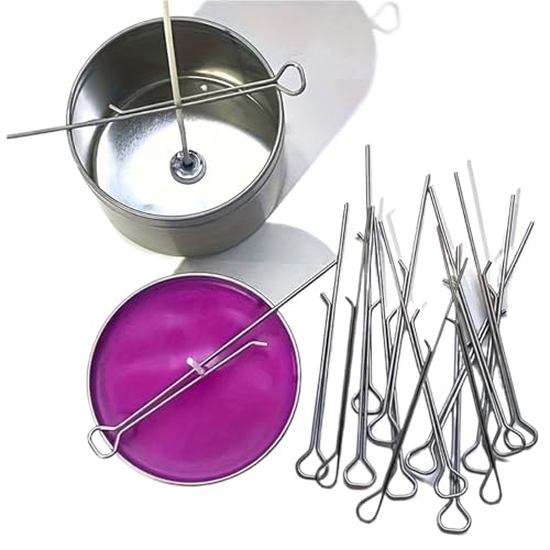 Clips para mechas de vela de acero inoxidable 30 unidades