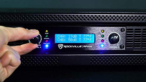 Rockville RPA14 7000W Peak / 2000W Rms 2-Channel Power Amplifier thumb #4