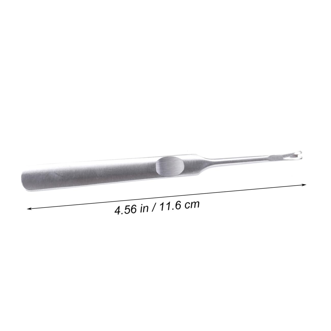 Healeved Stainless Steel Dead Skin Exfoliating Push Tool Double-Headed Manicure and Pedicure Nail Cleaner for Professional Use