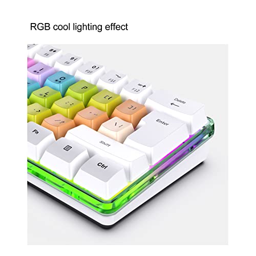 Teclado Mecánico Gamer 60% Zunate fn78t6wi0b-12 Alámbrico miniatura 3