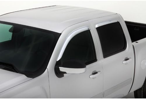 Auto Ventshade [AVS] Outside Mount Ventvisor | 2015 - 2020 Cadillac Escalade/Chevrolet Tahoe/GMC Yukon- Chrome, 4 pc | 684531