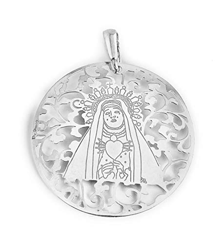 Médaille Vierge du Calvaire argent de Ley® précieux bijou de dévotion