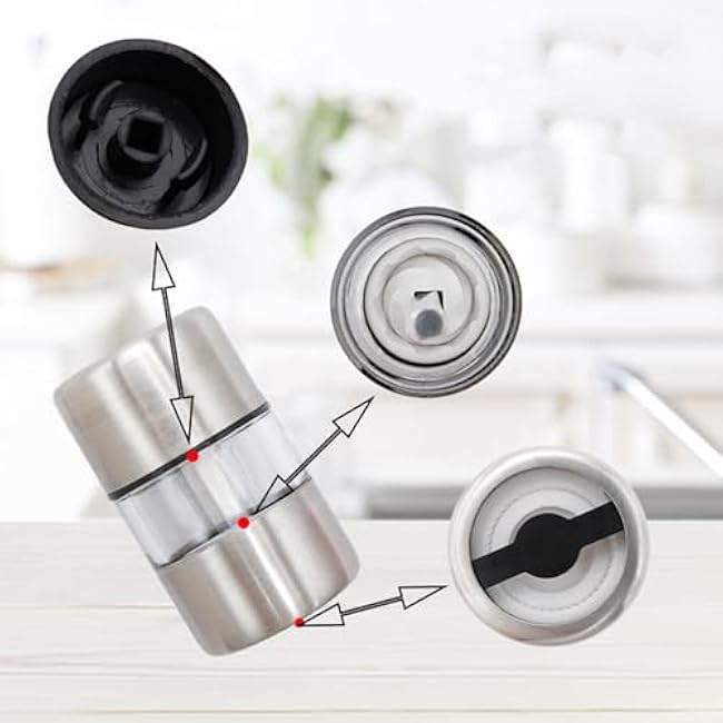 Convenient Mini Grinder Stainless Steel and Grinder Small Mill Seasoning Grinder Kitchen Tool for Flavoring Kitchen Tool