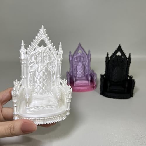ZBIianxer Statue de trône Miniature élégante imprimée en 3D, Artisanat décoratif pour étagère, Collection de Table, Chaise Sombre de 11cm de Haut, Figurine – vue 7