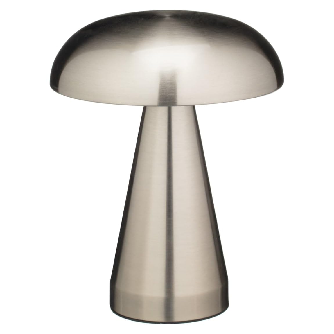 New Portable Mushroom Lamp – Elegant Gold & Silver Table Light, Modern Decorative Accent Lamp for Bedroom, Living Room, Desk, or Side Table A-74 (Silver)