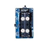 sb components UPS HAT for Raspberry Pi with Real Time Power Monitoring Raspberry Pi UPS HAT 18650 Battery Charger Power Bank Power Management Expansion Board (UK Plug)