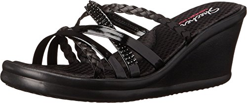 Skechers Cali Women's Rumblers-Social Butterfly Wedge Sandal