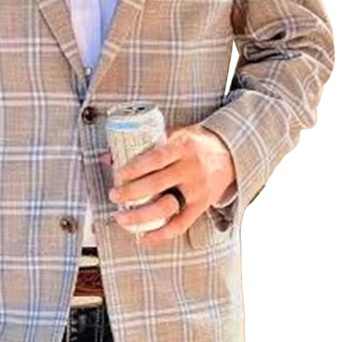 Men's Slim Fit Stylish Blazers Business Casual Printed Suit Jacket Versatile Office Banquet Sport Coat3