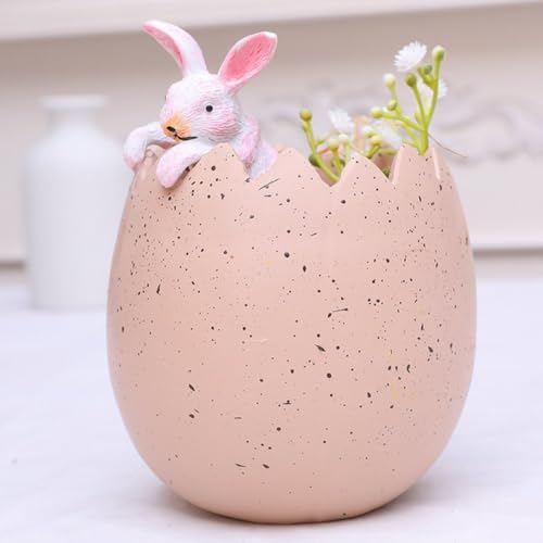 Lapin en forme d'œuf de Pâques, cadeau de décoration printanière idéal - 8