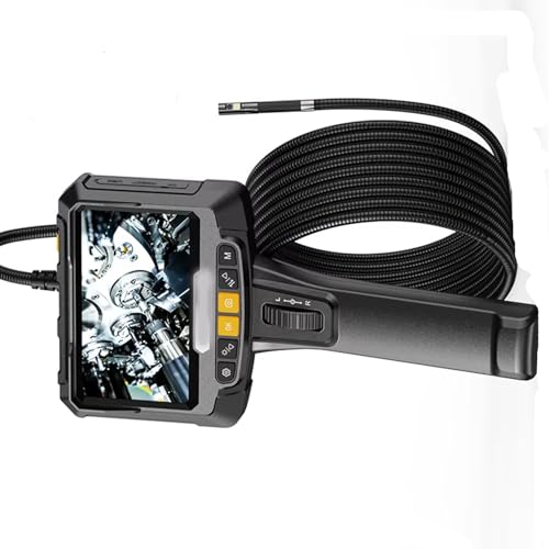 HYZHANHONG 1m, Single Lens Handheld Endoscope Camera with 5-inch LCD Screen, IP67 Waterproof Camera, Used as an Inspection Camera for Pipeline Vehicles