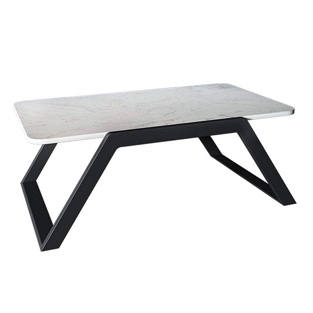 Table en marbre durable et minimaliste, meuble de sol au design moderne