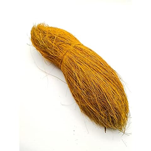 Cherished Pets 250g Large Bundle of Natural Coconut Fibre - Soft Smooth Fine Nesting Material Bird Nest Small Animal Bedding, Brown Cover