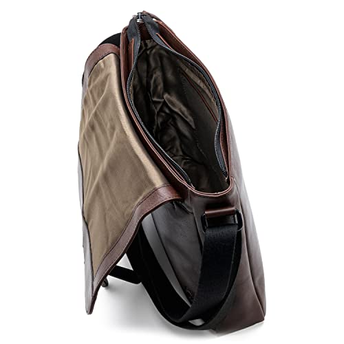 Porte-documents Memphis en cuir de 32 cm sacoche messenger - 5