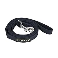 Puppia Two Tone Dog Lead Strong Durable Comfortable Grip Walking Training Leash for Small & Medium Dog, Navy, Medium