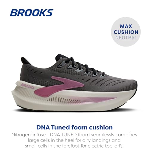 Brooks Women's Glycerin Max 2 Grey/Coconut/Metallic 9.5 Medium - image 2