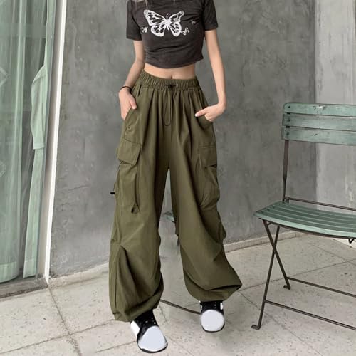 Cargo Pants Women Baggy Y2k Trendy Teen Girls High Waisted Jogger Pants Athletic Hiking Outdoor Streetwear Cargo Pant2