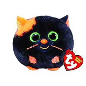 ty UK Ltd Salem Cat Beanie Ball Halloween 2022 Beanie Baby Soft Plush Toy Collectible Cuddly Stuffed Teddy
