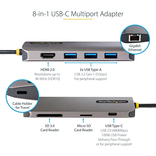 Station d'accueil USB-C StarTech Lot de 6 pour MacBook Pro M1 M2 M3 M4 et Windows - 3