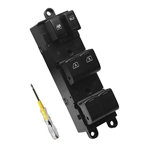 Beneges Main Power Window Switch Compatible with 2004-2007 Nissan Armada, 2004-2014 Nissan Titan, 2004 Nissan Pathfinder Armada LE SE Front Left Driver Side Control Switch 25401-ZT10A, 25401ZT10A