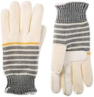 isotoner Women’s Knit Touchscreen Texting Plush Lined Cold Weather Gloves with Water Repellent