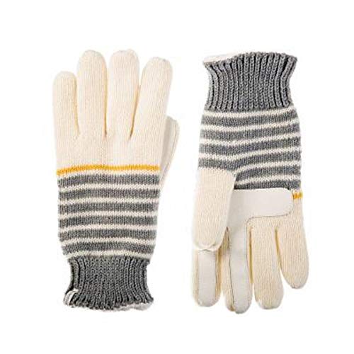 isotoner Women’s Knit Touchscreen Texting Plush Lined Cold Weather Gloves with Water Repellent
