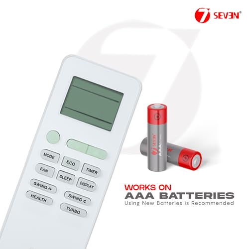 Image of 7SEVEN Compatible Lloyd Ac Remote Original GYKQ-52 Model 145 with ECO Hotkey Suitable for Split and Window Air Conditioner Recommend to Match Exisiting Remote Control Key by Key