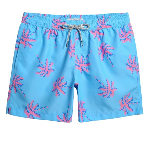 Image of maamgic Mens Swim Trunks 5 Inch with Mesh Lining, Quick Dry Mens Bathing Suit, Swim Shorts for Swimming and Beach