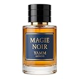 parfum magie noire Fond chaud & gourmand – Caramel, ambre, musc et bois de cèdre pour une profondeur sensuelle.