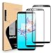 [2 Pack] OnePlus 5T Tempered Glass, ICHECKEY Full Adhesive, HD Clear, Case Friendly, Anti Scratch Screen Protector for OnePlus 5T, 6.01 Inch
