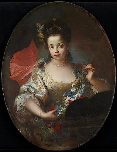 Impresión de alta calidad del retrato de Ursule-anne Dubuisson de Antoine Pesne