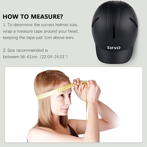 Sifvo Bike Helmet Sifvo Bike Helmets For Adults Extended Visor Road Bike Helmet Scooter Helmet Adjustable And Lightweight Bicycle Helmets For Men And Women 56-61 thumb #6
