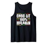 choc-lit 100% melanina afro ragazza afro regalo regina nera canotta
