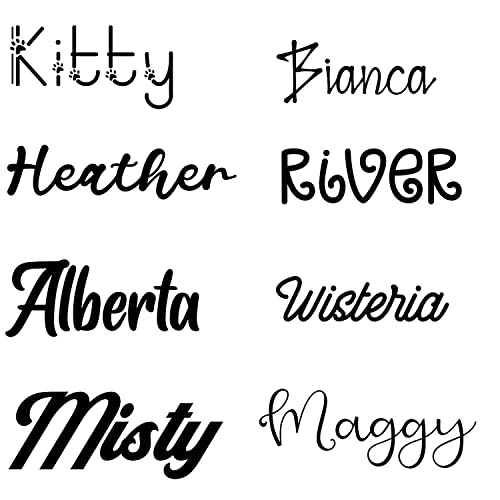 Vinyl Name Decals DIY Customize & Personalized Stickers