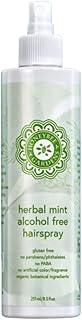Honeybee Gardens Hair Spray Alcohol Free, Herbal Mint, 8.5 Fluid Ounce