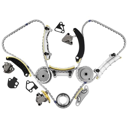Image of 3.6 Timing Chain Kit W /Tensioner Sprocket 12603745 for 2007-2015 Chevy GMC Cadillac Buick Saturn Pontiac Suzuki Saab V6 Engine 3.6L 3.0L Replace# 9-0753S Cadena De Tiempo Kit
