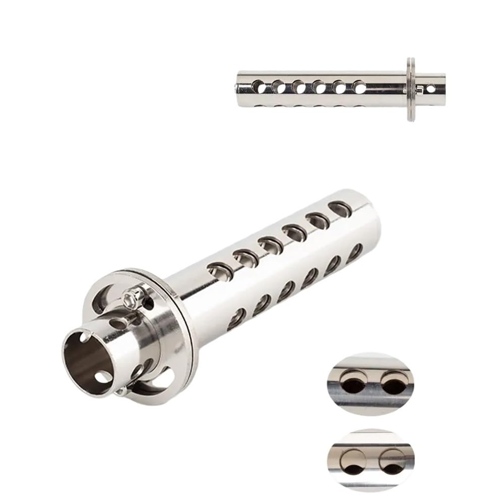 Tubo Escape Moto Silenciador Silenciador giratorio ajustable para de escape motocicleta 48 mm a 51 con reductor sonido DB Killer