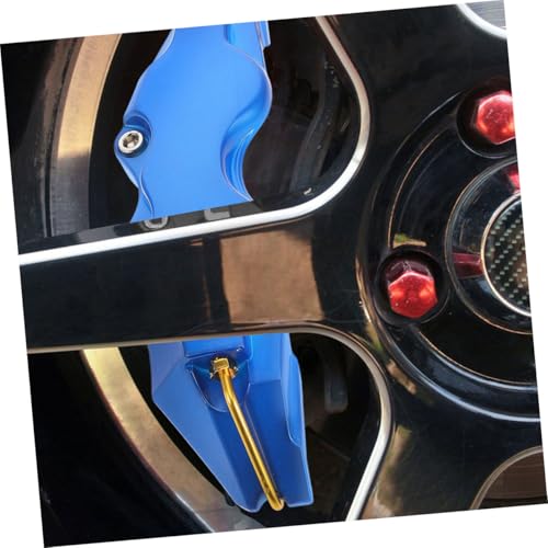 Cache-étrier de frein bleu Mobestech pour masquer la rouille des roues