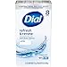 Dial Antibacterial Bar Soap, Refresh & Renew, White, 4 oz, 32 Bars
