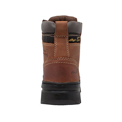 Image of AdTec Womens 6 in Hiking Crazy Horse Leather Padded Collar Work Boot, Brown