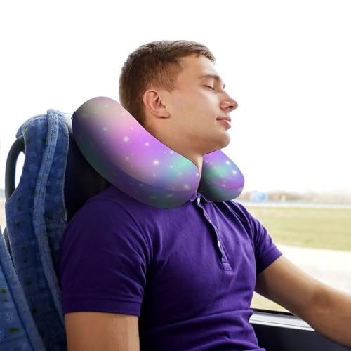 Almohada de espuma viscoelástica en forma de U personalizada miniatura 6