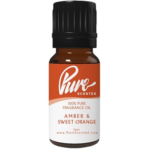 Amber & Sweet Orange Fragrance Oil 10ml Cover