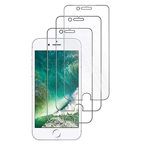 3 Pack iPhone 6Plus/ 6s Plus /7 Plus / 8 Plus Screen ProtectorPremium HD Clarity Tempered Glass Screen Protector Film compatible for iPhone 6s Plus/iPhone 7 Plus/iPhone 8 Plus