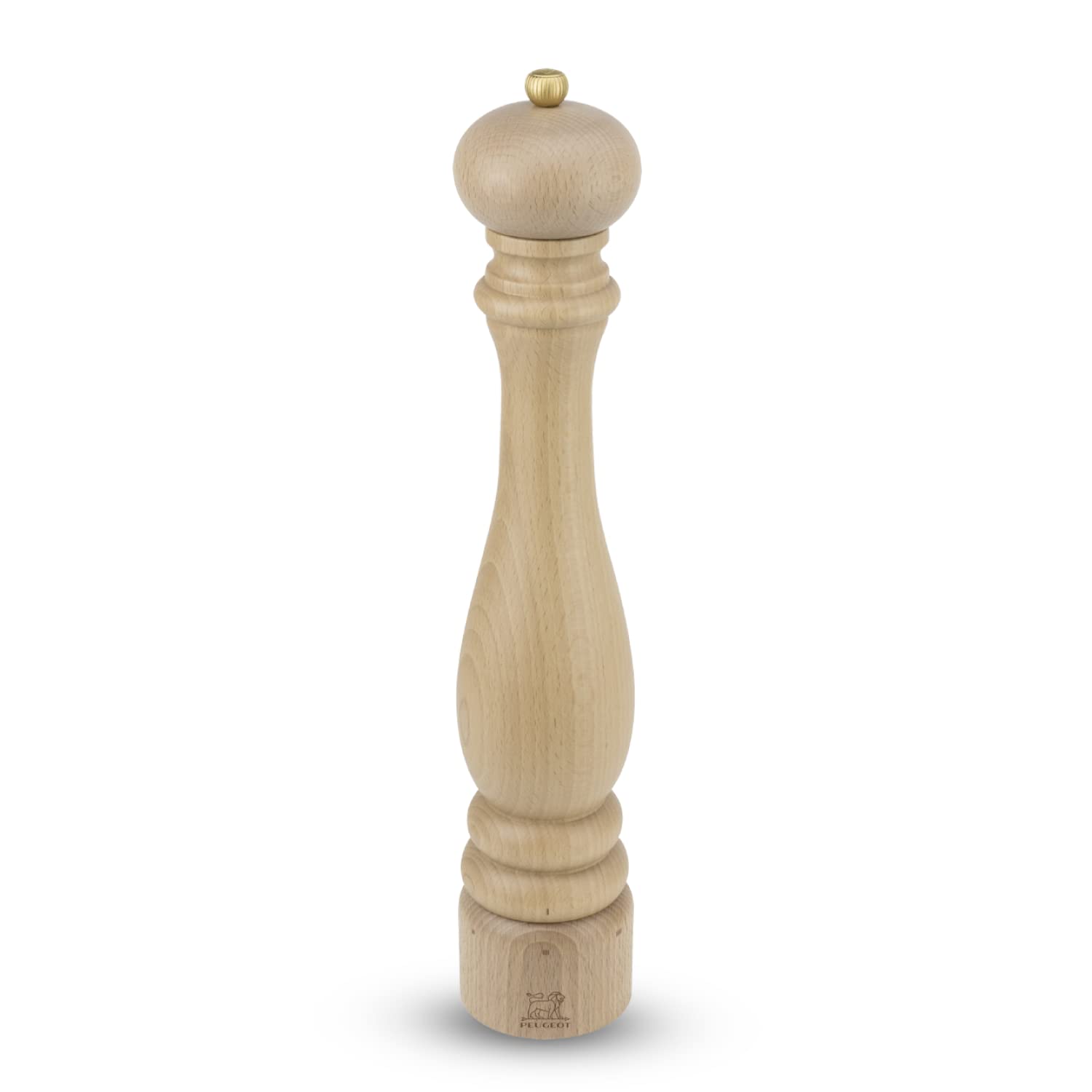 PEUGEOT - Salzmühle Paris u‘Select 40 cm - 6 voreingestellte Mahlgrade - Innovatives Zirlion-Mahlwerk für pulverfeines Salz - Aus PEFC-zertifiziertem Holz - Französisches Know-how - Naturfarben