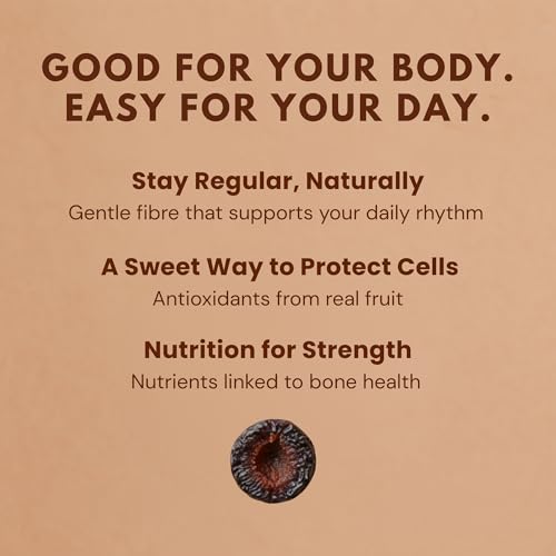 Image of Earthen Story California Prunes 200 gm, Premium Dried Fruit, Rich in Fibre, Low Glycemic Index, Bone and Heart Health, Rich in Vitamin K and Mg