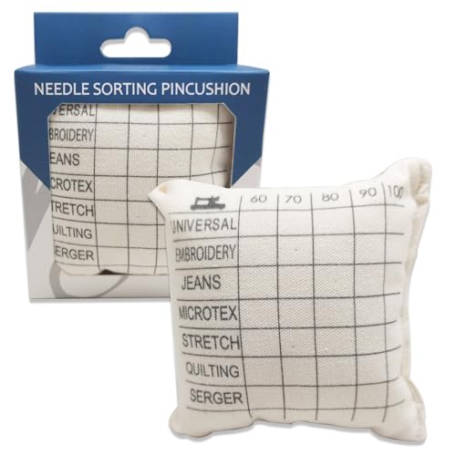 YICBOR Needle Sorting Pin Cushion â€“ Sewing Pin Holder Pincushion Sewing Machine Needle Organizer for Fast, Easy Identification
